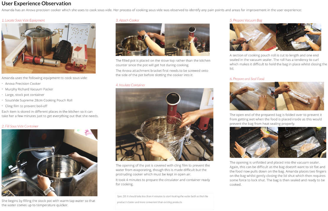 SousChef Research - User Observation